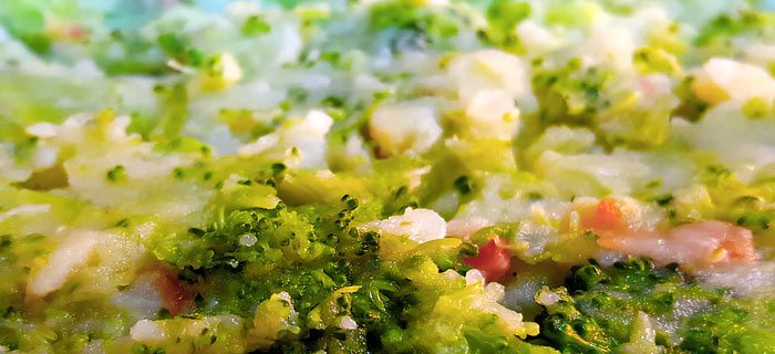 Stamppot broccoli met spekjes en ei Stamppot broccoli met spekjes en ei