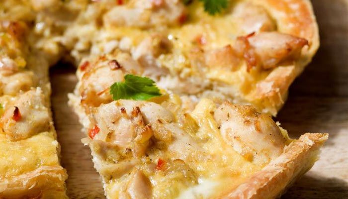 Thaise quiche met kip van Libelle Lekker
