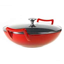 Relance wokpan rood deksel