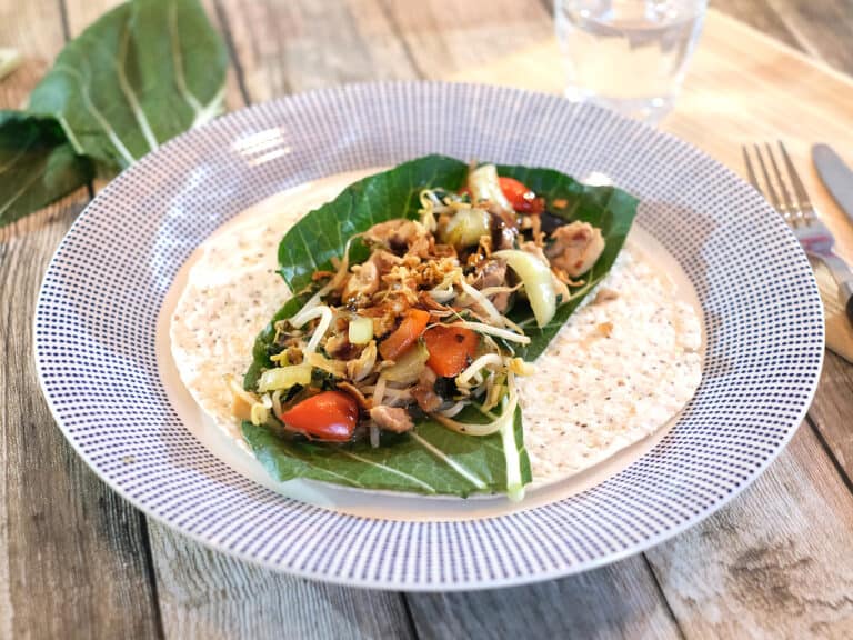 Kip teriyaki wraps recept met paksoi, shiitakes, taugé Kookidee